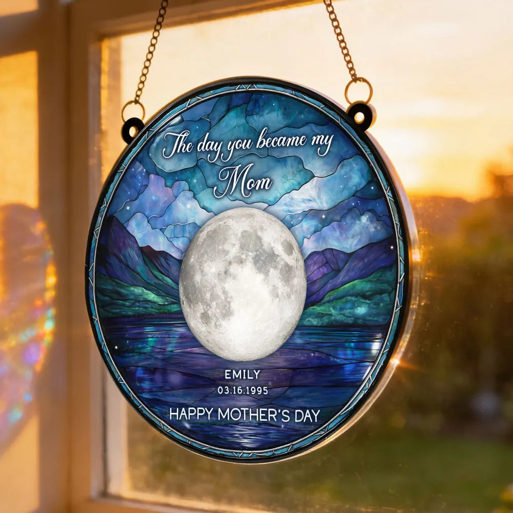 Personalized Moon Phase Wall Art for Mom - Mother's Day Gift Ornament MagicInPrints