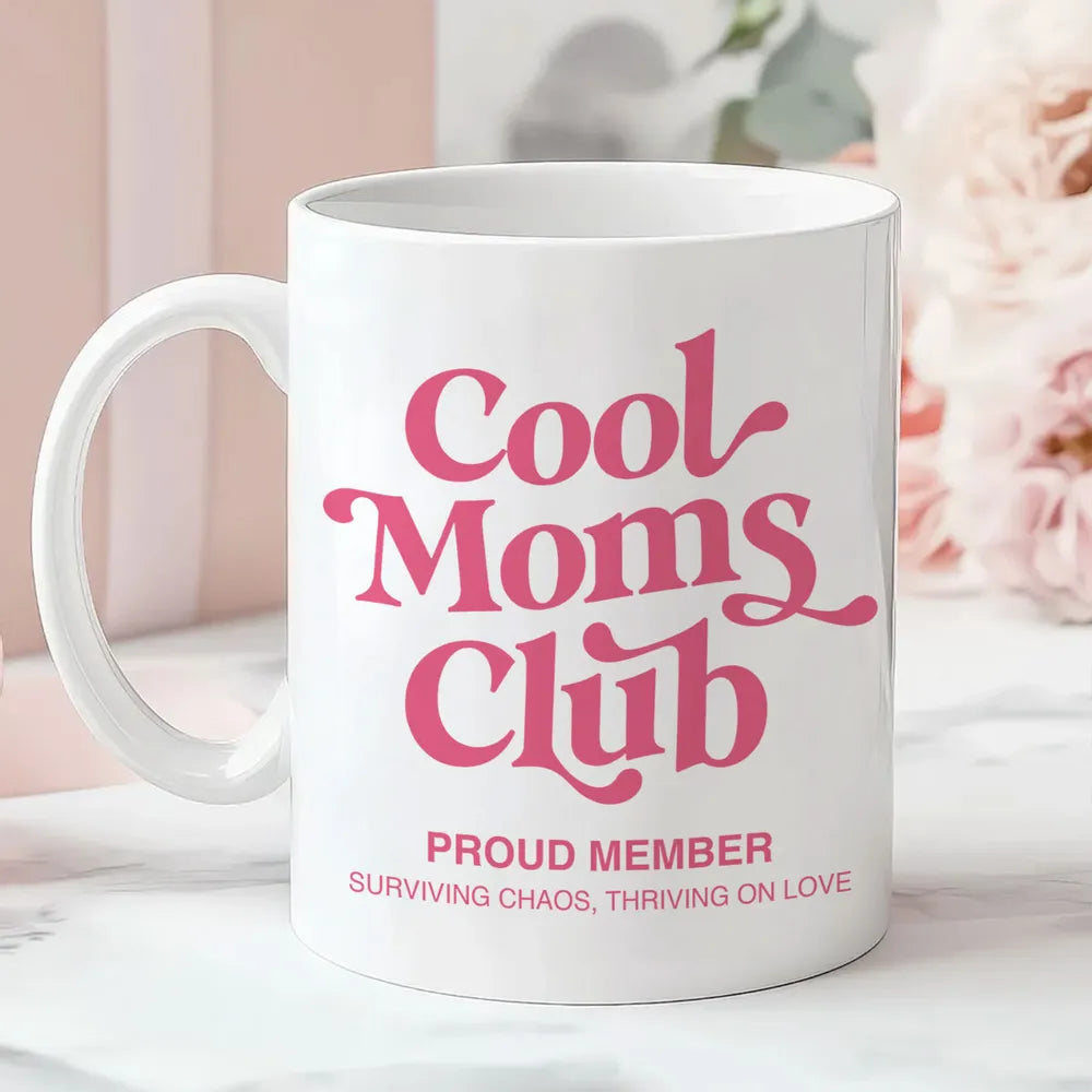 Personalized Cool Moms Club Coffee Mug for Moms - Fun Gift Idea Cup MagicInPrints