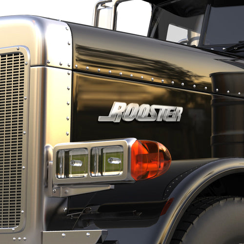 Personalized Semi-Truck 3D Name Emblem – Custom Metal Badge Gift for Truck Enthusiasts Emblems MagicInPrints