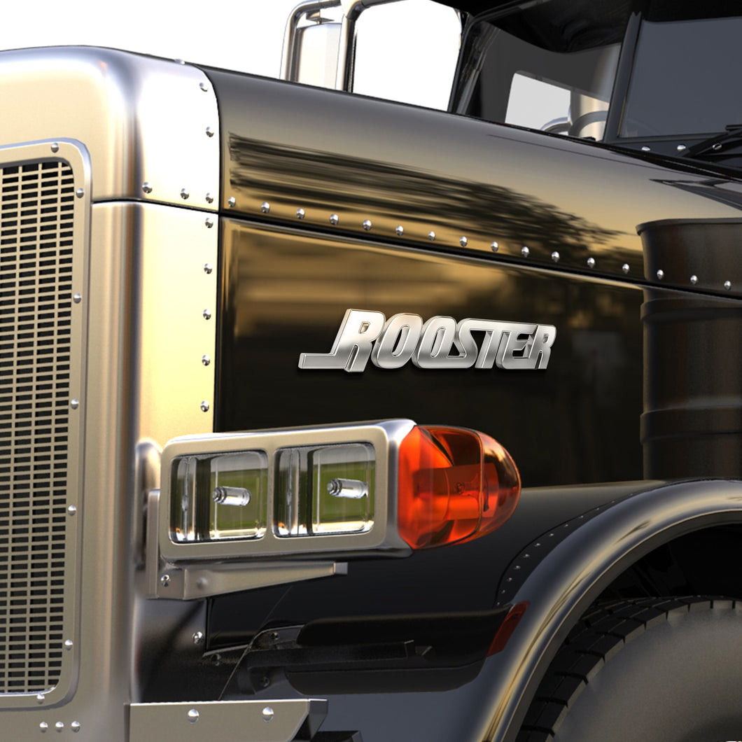 Personalized Semi-Truck 3D Name Emblem – Custom Metal Badge Gift for Truck Enthusiasts Emblems MagicInPrints