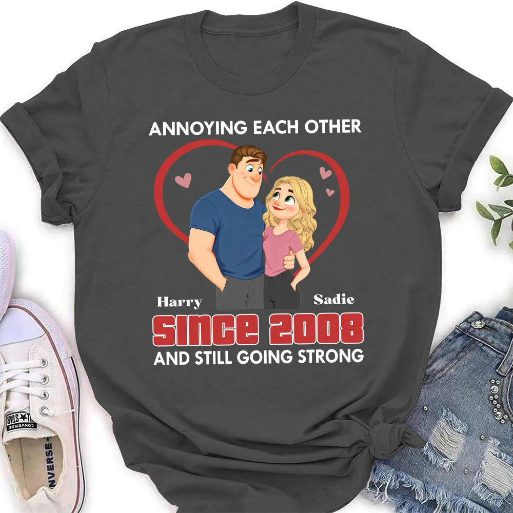 Personalized Anniversary T-Shirt for Couples - Funny Gift Since 1989 Cloth MagicInPrints