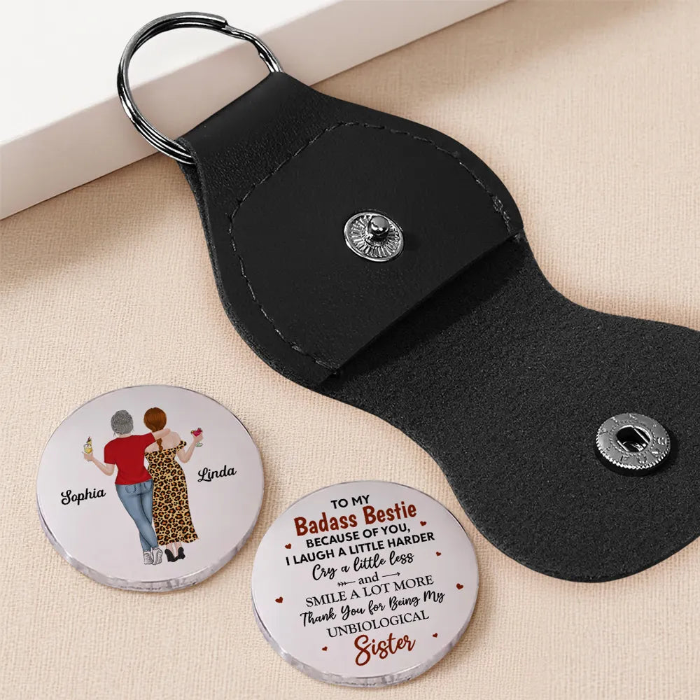 Personalized Best Friend Keychain for Sisters - Sentimental Gift Keychain MagicInPrints