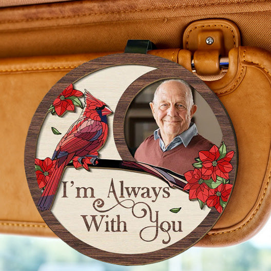 Personalized Memorial Car Ornament for Loved Ones - Sentimental Keepsake Car Hanger MagicInPrints