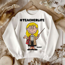 Load image into Gallery viewer, Personalized Teacher Life T-Shirt for Educators Shirts PopCulturePrints
