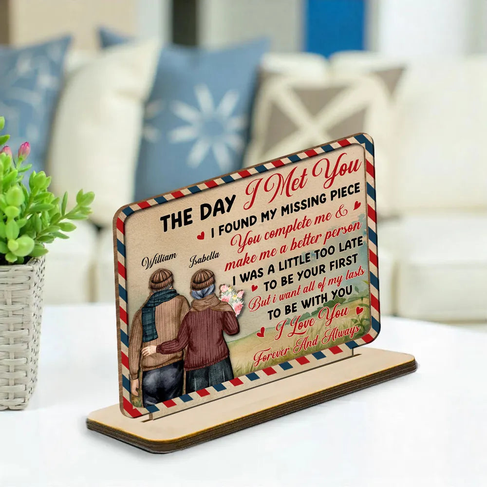 Personalized Romantic Plaque for Couples - Sentimental Gift for Anniversaries Plaque MagicInPrints