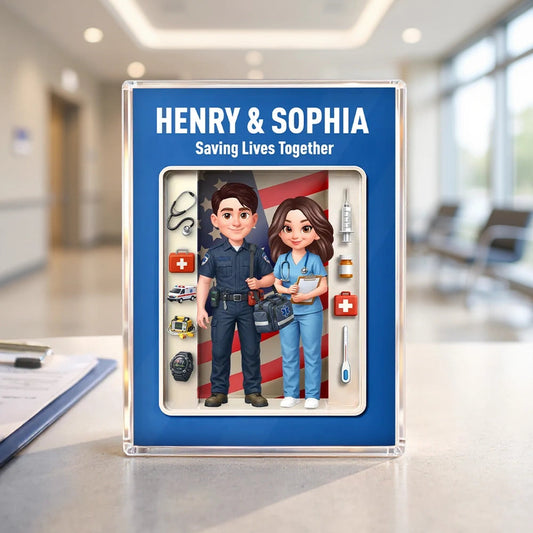 Custom Acrylic Block for Medical Professionals - Celebrating Healthcare Heroes Plaque MagicInPrints