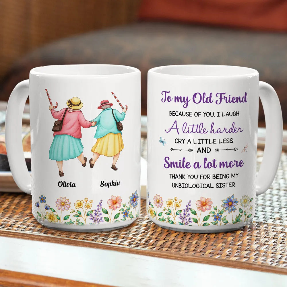 Personalized Friendship Mug for Sisters - Sentimental Gift for Best Friend Cup MagicInPrints