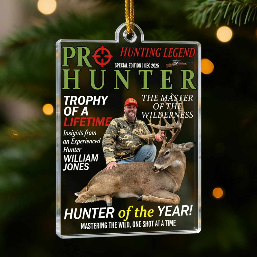 Personalized Hunting Legend Ornament for Hunters - Special Edition Gift Ornament MagicInPrints
