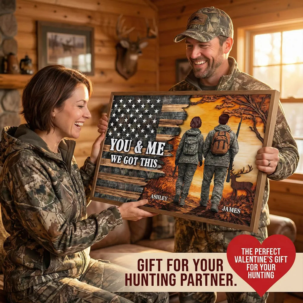 Personalized Military Couple Canvas Art for Veterans - Sentimental Home Decor Poster or Canvas MagicInPrints