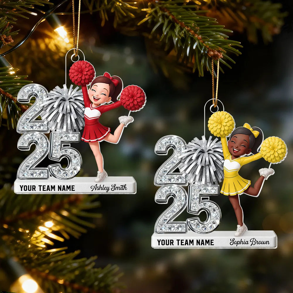 Personalized Cheerleader Ornament for Cheer Team - 2026 Graduation Gift Ornament MagicInPrints