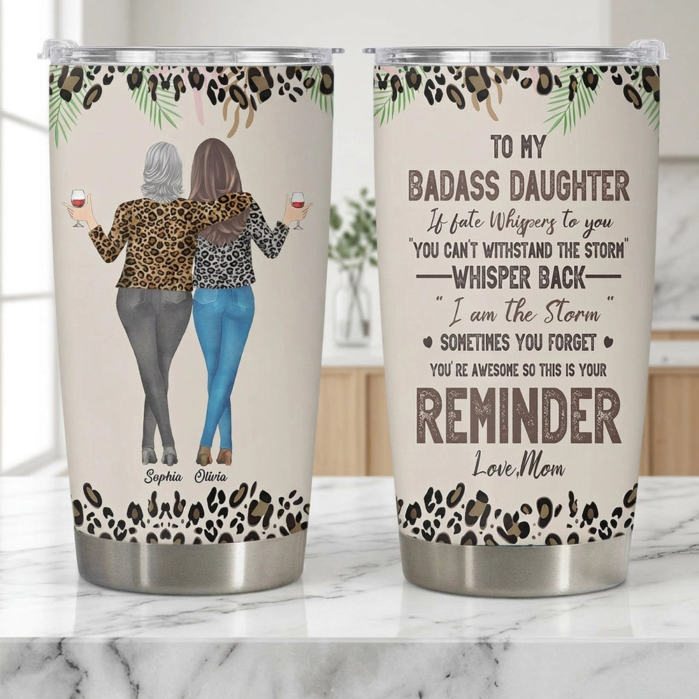 Personalized Tumbler for Daughter - Inspirational Gift from Mom Cup MagicInPrints