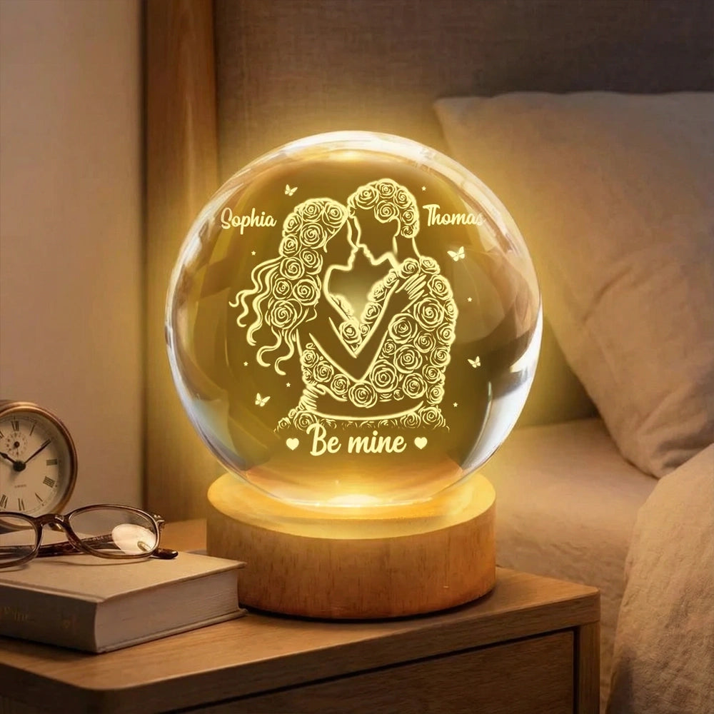 Personalized LED Night Light for Couples - Romantic Gift for Anniversaries Lamp MagicInPrints