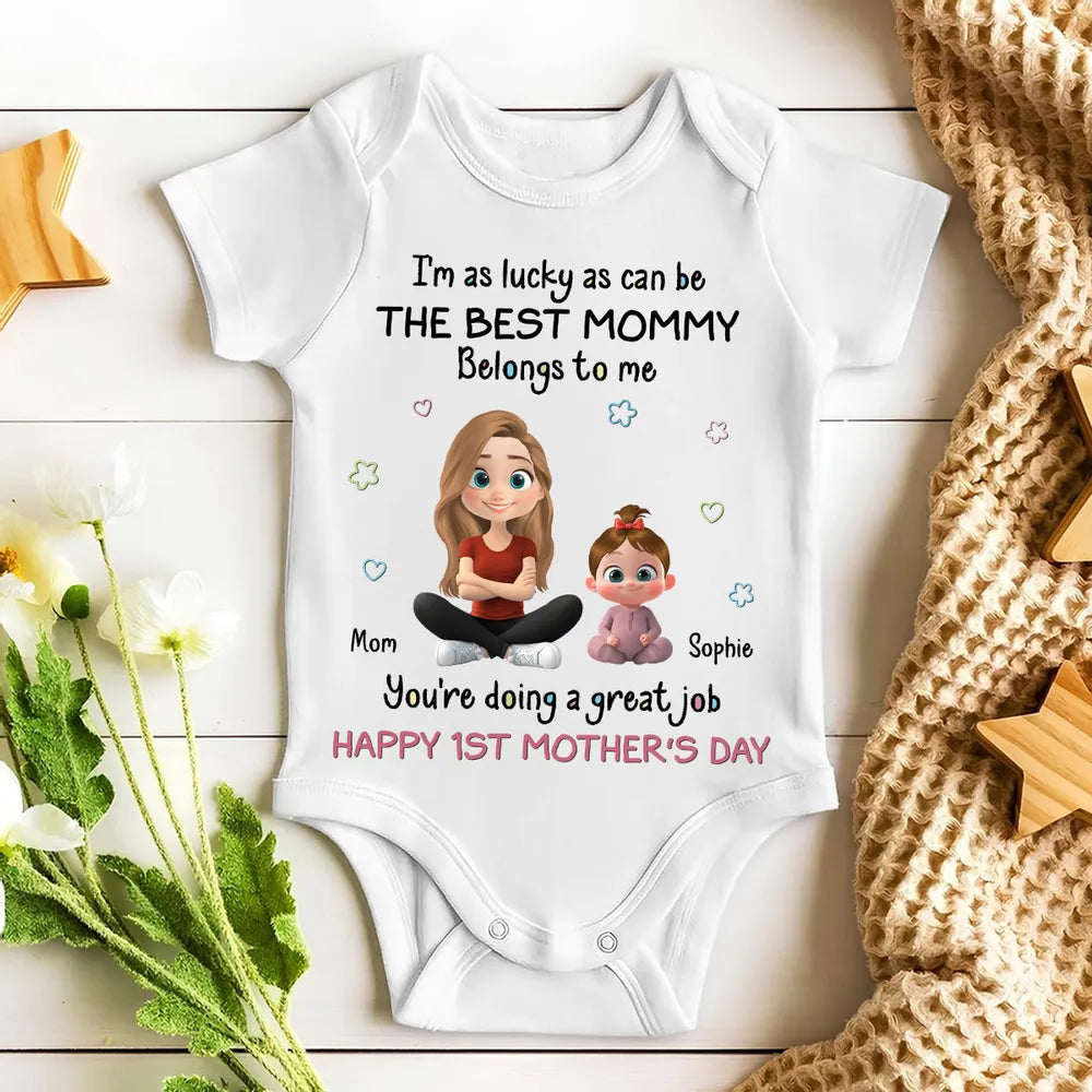 Personalized Baby Onesie for Mom - Cute Mother's Day Gift Cloth MagicInPrints