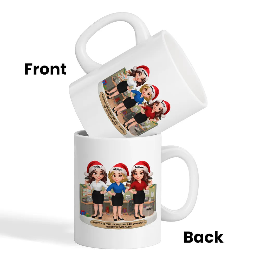 Personalized Christmas Office Mug for Coworkers - Funny Holiday Gift Cup MagicInPrints