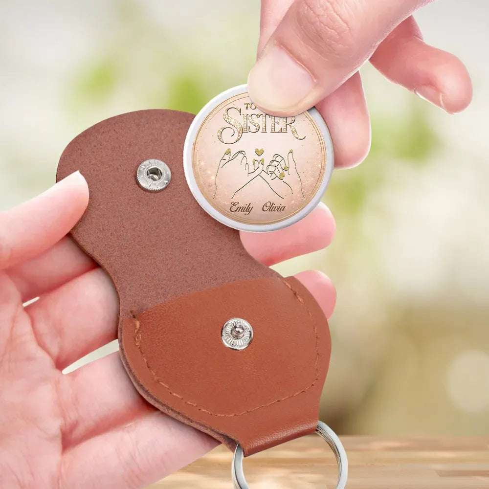 Personalized Sister Keychain Gift - Sentimental Keepsake for Sisters Keychain MagicInPrints