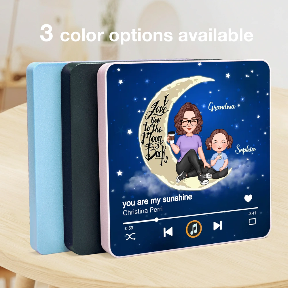 Personalized Music Plaque for Grandma and Grandchild - Sentimental Gift Fridge Magnet MagicInPrints