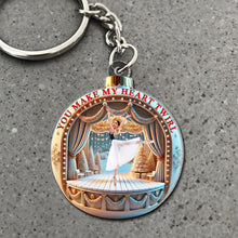 Load image into Gallery viewer, Custom Keychain for Ballet Lovers - Unique Photo Gift Keychains PopCulturePrints
