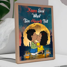 Load image into Gallery viewer, Custom Cartoon Couple Light Frame – Perfect Personalized Gift for Couples Light Picture Frame PopCulturePrints
