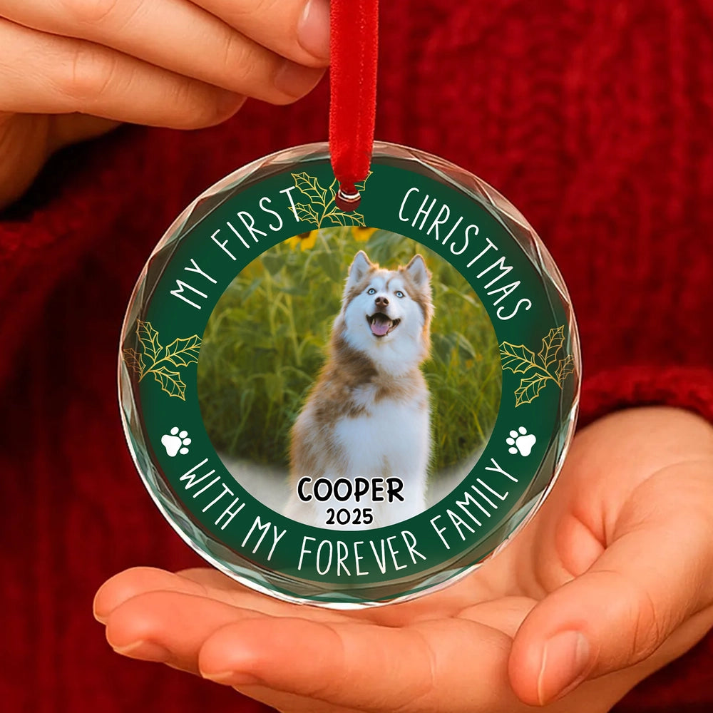 Personalized Dog Christmas Ornament for Pet Lovers - First Christmas Keepsake Ornament MagicInPrints