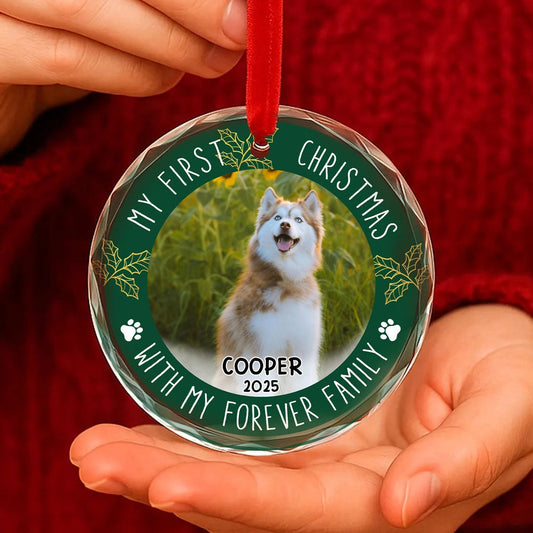Personalized Dog Christmas Ornament for Pet Lovers - First Christmas Keepsake Ornament MagicInPrints