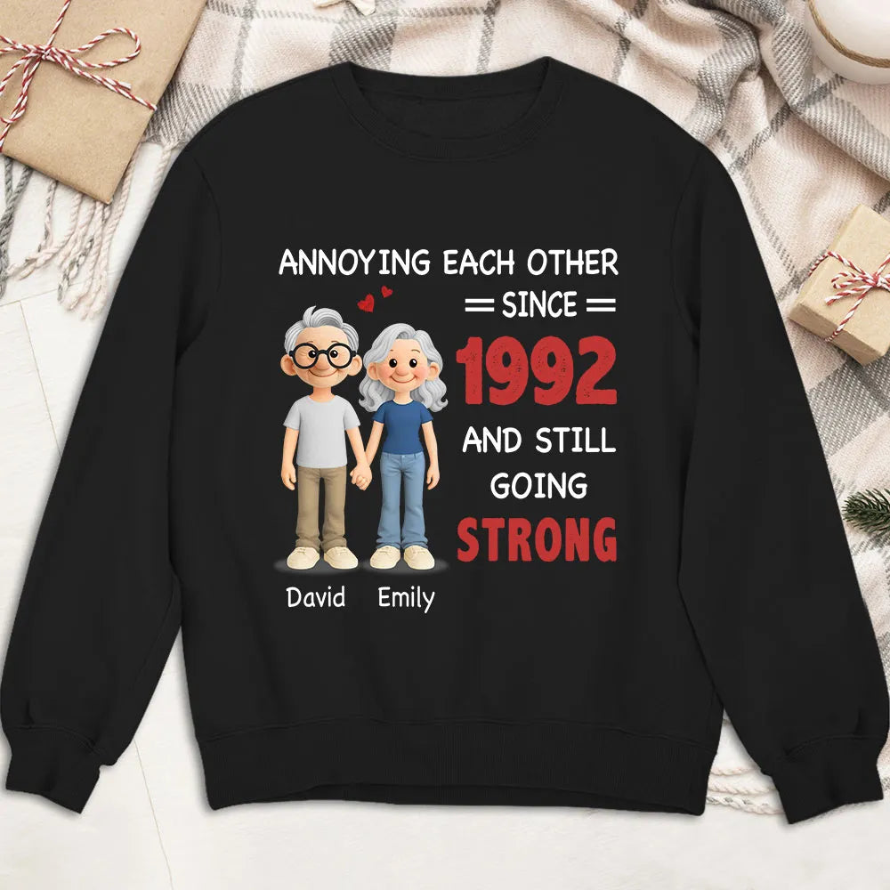 Personalized Anniversary T-Shirt for Couples - Fun Gift for Long-Term Relationships Cloth MagicInPrints