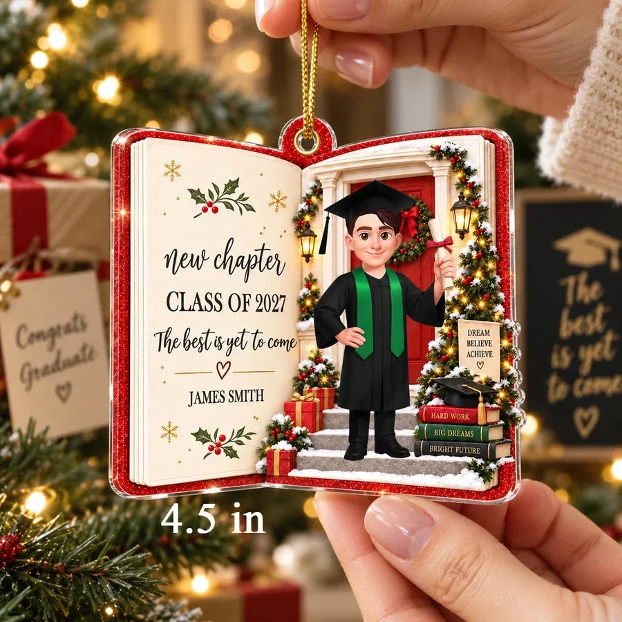 Personalized Graduation Acrylic Ornament Unique Gift for Daughter