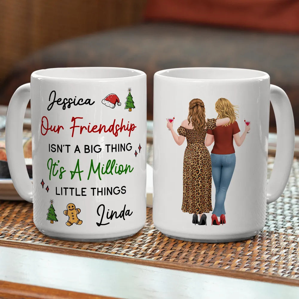 Personalized Friendship Mug for Women - Holiday Gift with Custom Names Cup MagicInPrints