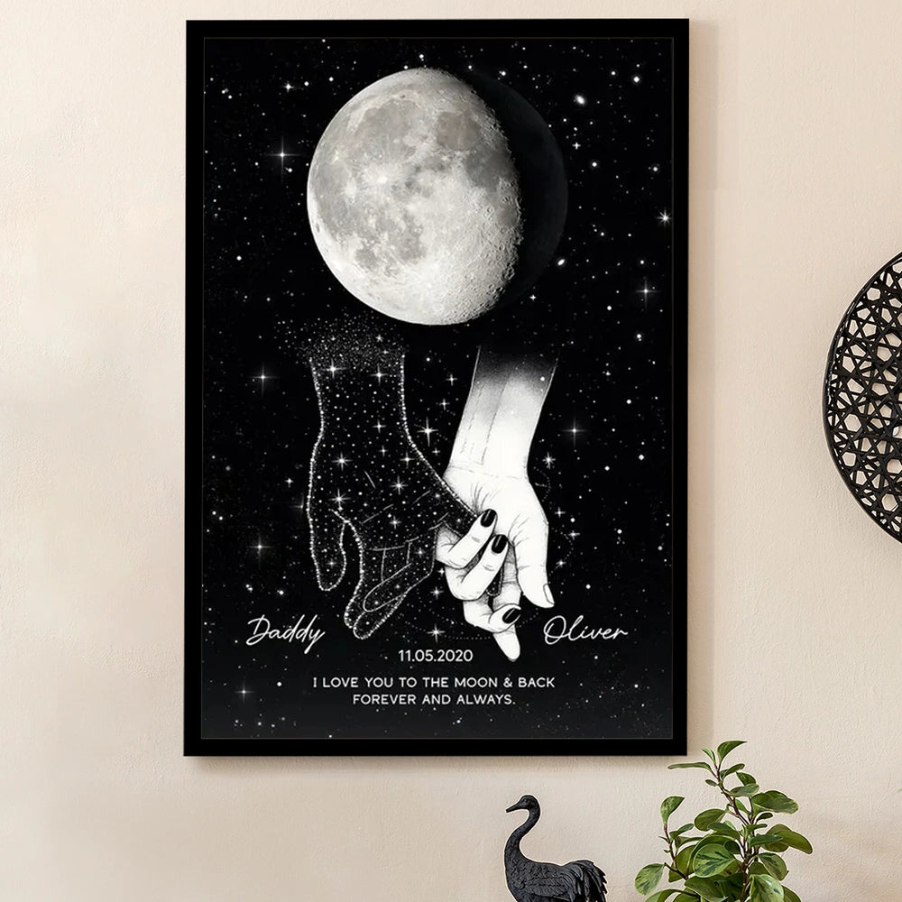 Personalized Star Map Canvas Art for Couples - Romantic Gift Poster or Canvas MagicInPrints