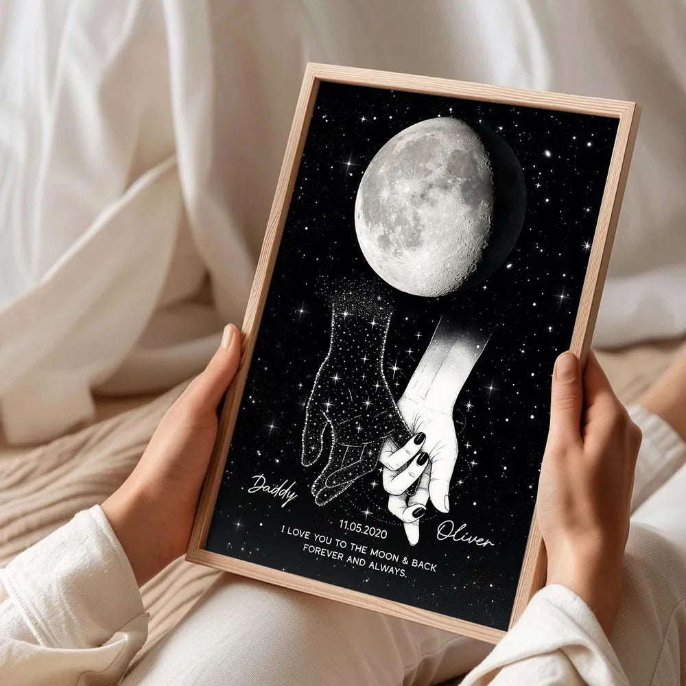 Personalized Star Map Canvas Art for Couples - Romantic Gift Poster or Canvas MagicInPrints