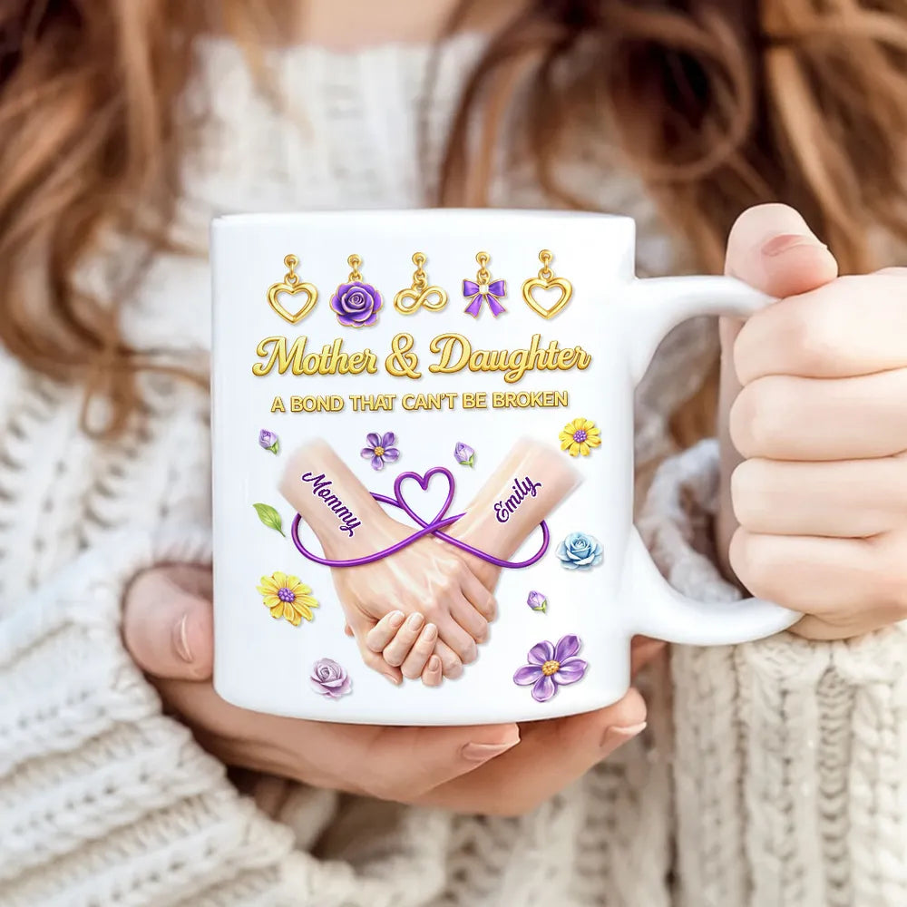 Personalized Mother & Daughter Mug for Family Bonding - Sentimental Gift Cup MagicInPrints