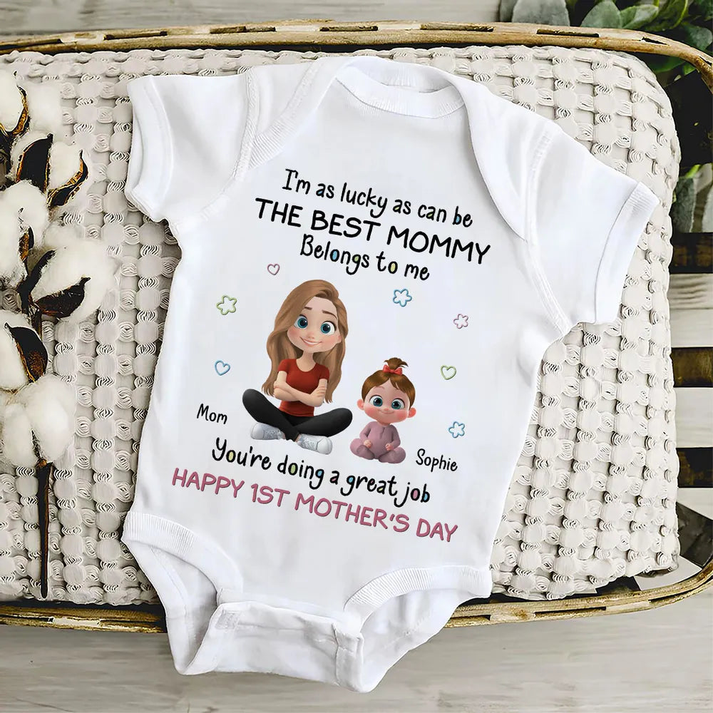 Personalized Baby Onesie for Mom - Cute Mother's Day Gift Cloth MagicInPrints