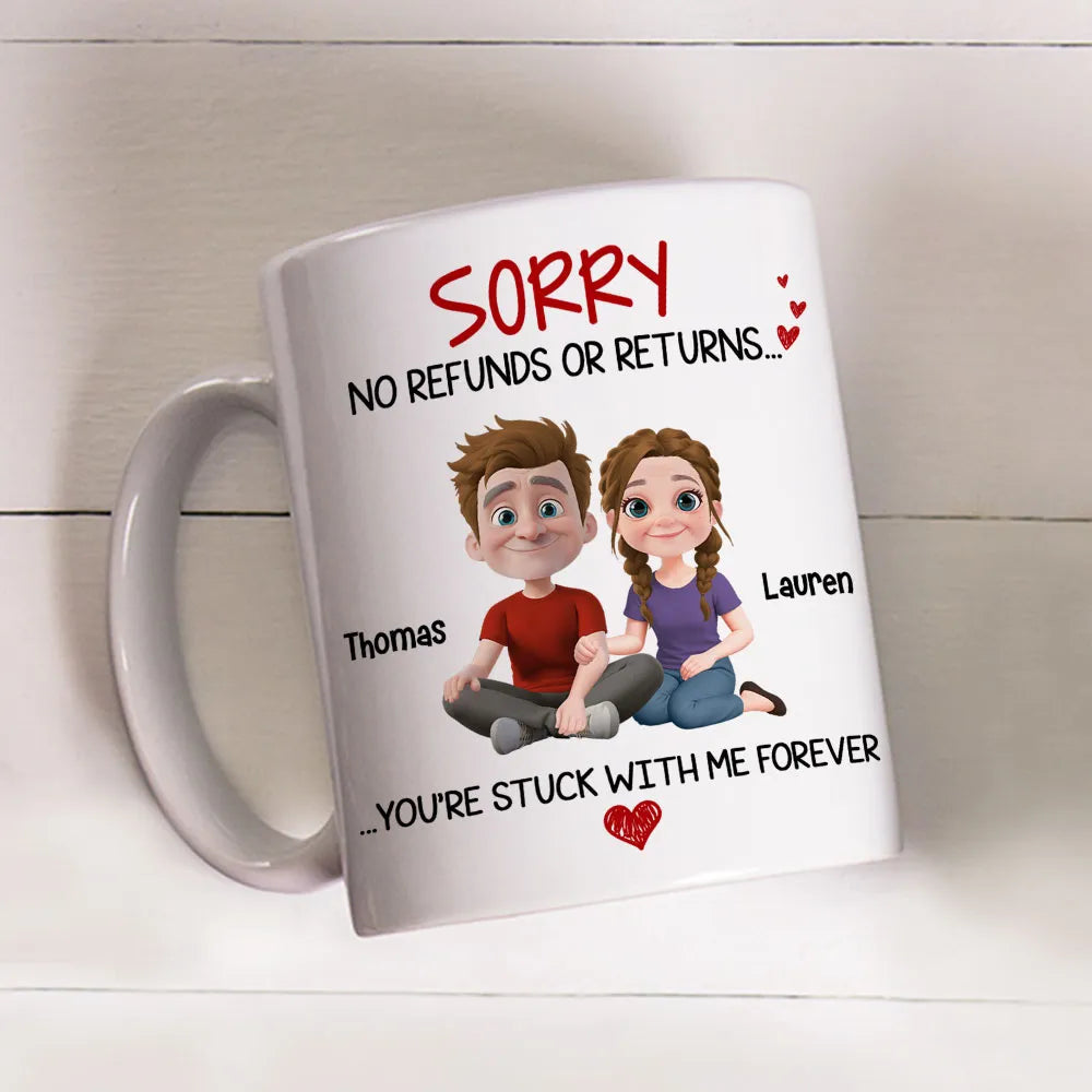 Personalized Couple Mug for Partners - Funny Romantic Gift Cup MagicInPrints