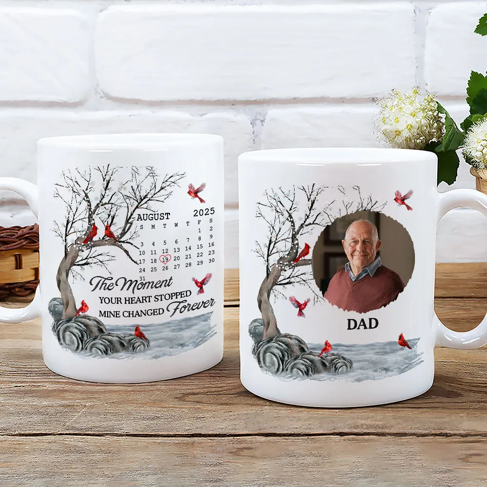 Personalized Memorial Mug for Loved Ones with Photo and Date - Sentimental Gift Cup MagicInPrints