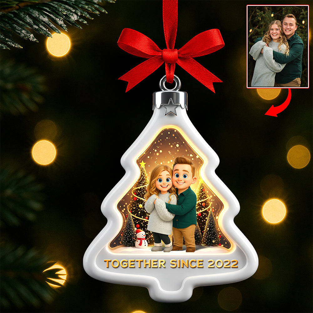 “In Loving Memory” - Memorial Cardinal Suncatcher Ornament - Personalized Gift for Family & Loved Ones Ornament MagicInPrints