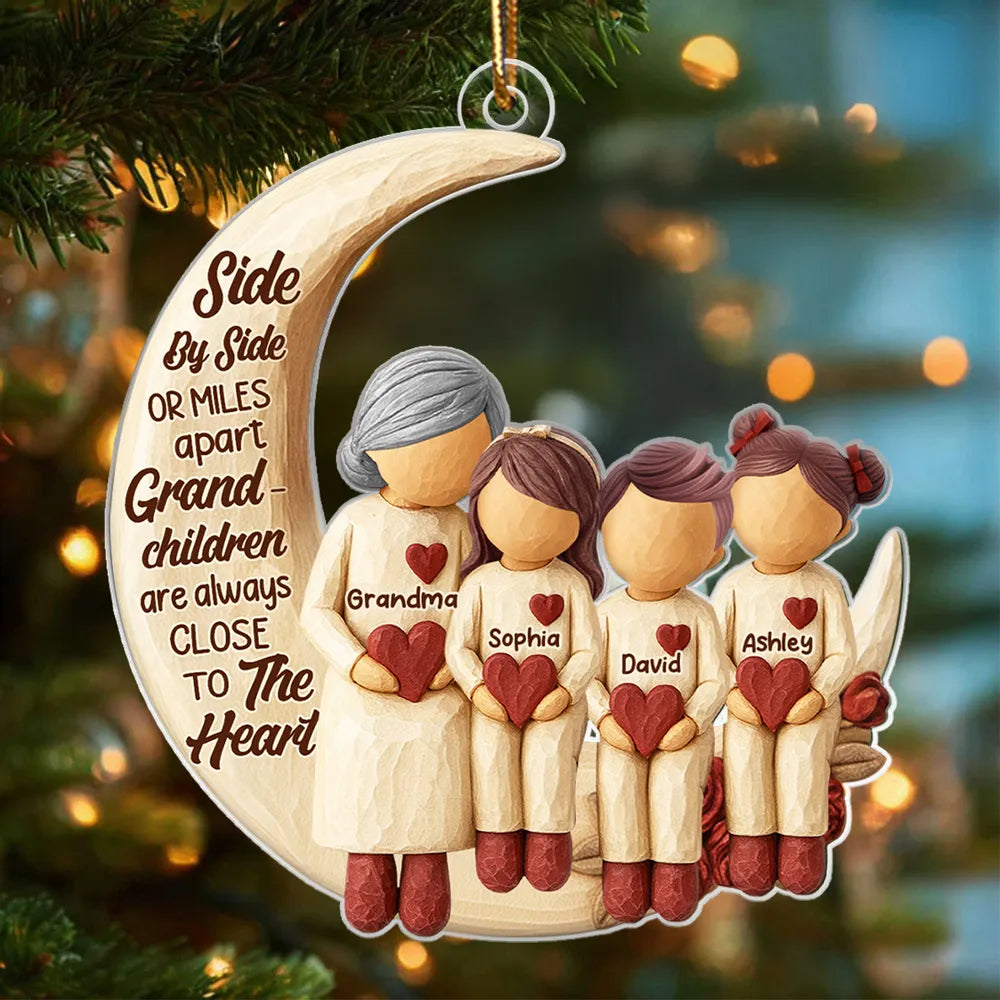 Personalized Grandparent-Grandchild Ornament - Sentimental Family Keepsake Ornament MagicInPrints