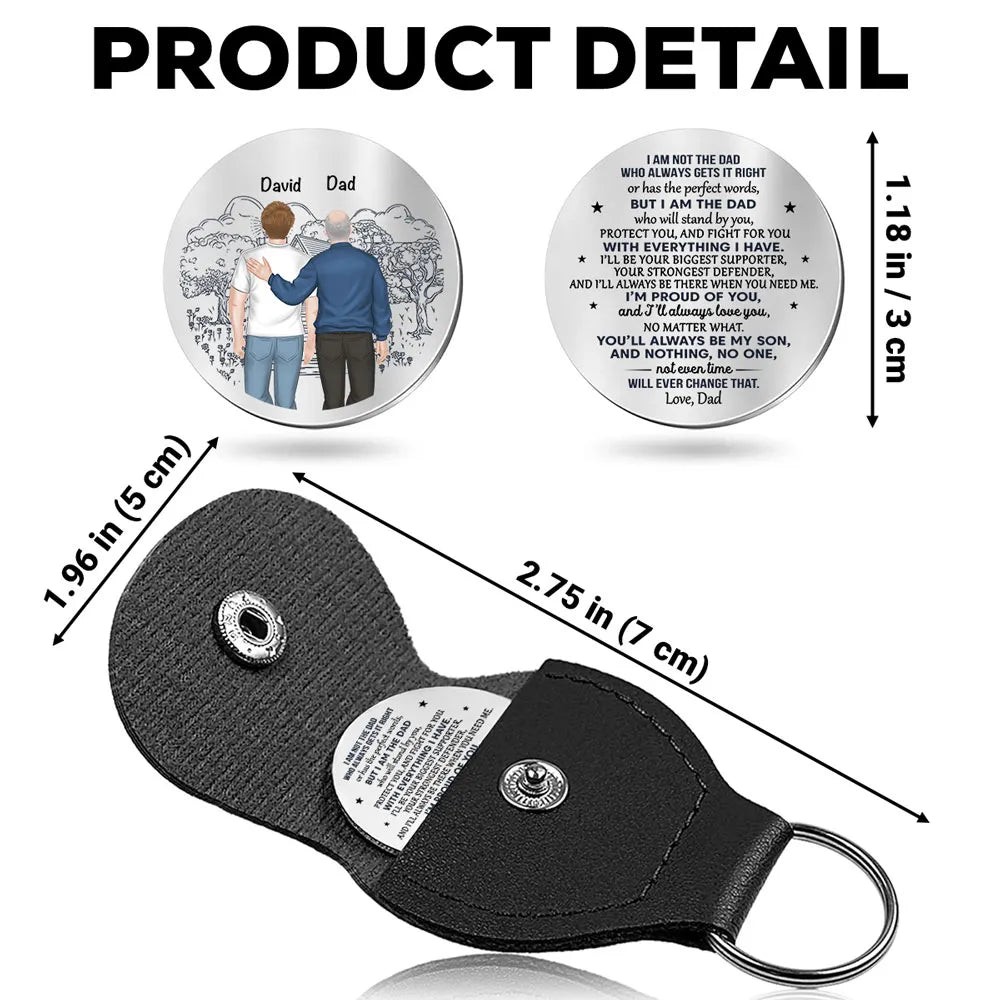 Personalized Dad and Son Keychain - Sentimental Gift for Father's Day Keychain MagicInPrints