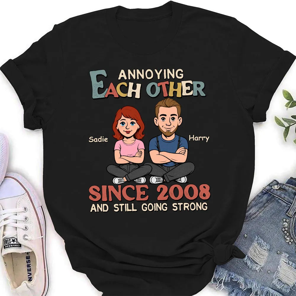 Personalized Anniversary T-Shirt for Couples - Funny Gift Since 1989 Cloth MagicInPrints