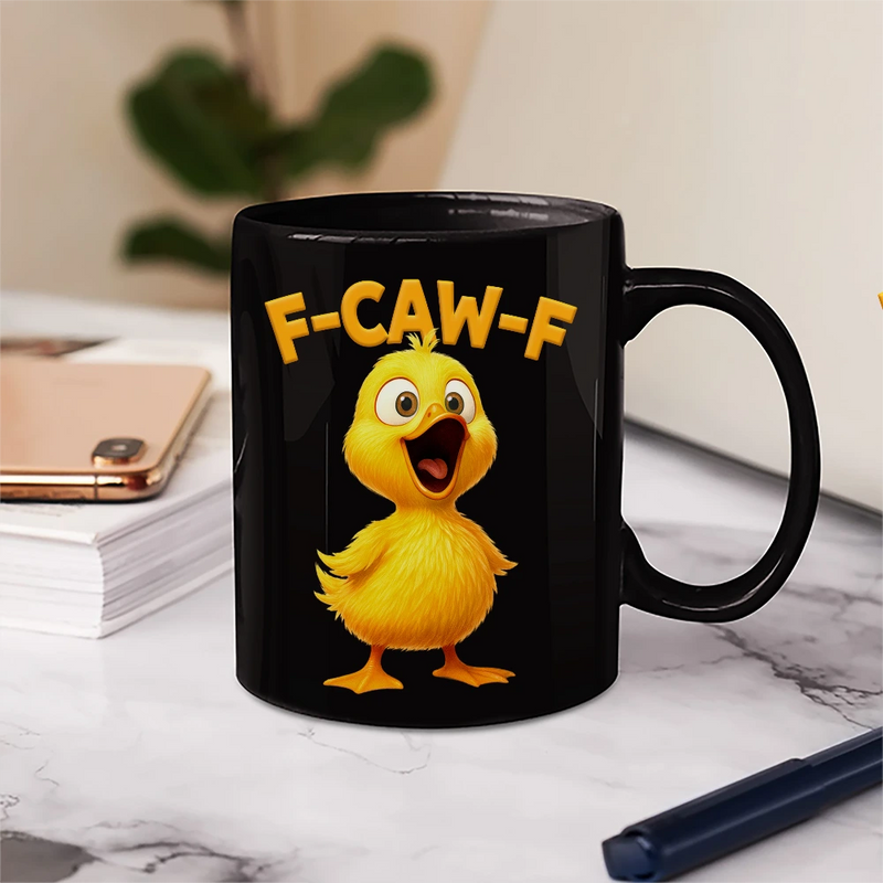 Funny Chicken Mug for Adults - Colorful Rooster Cartoon Design - Perfect for Gifting Cup MagicInPrints