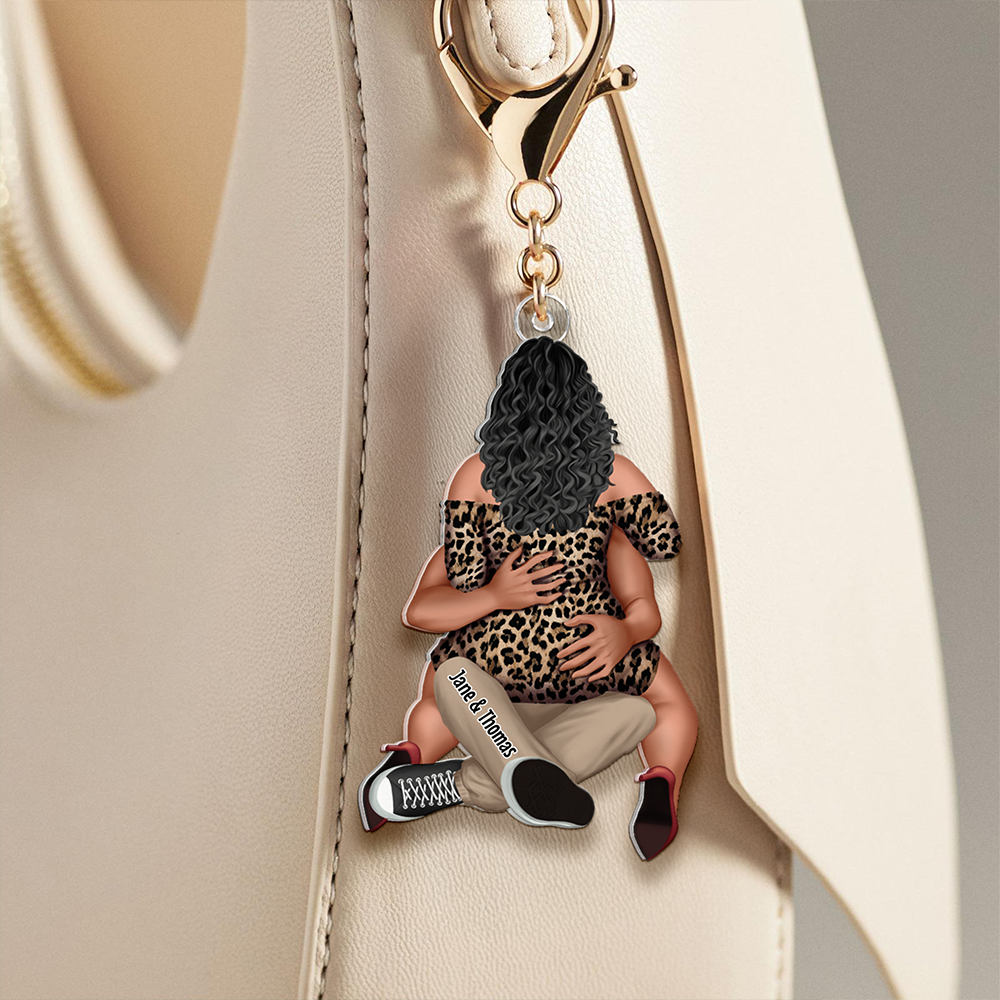 Personalized Naughty Couples Keychain - Unique Valentine's Day Gifts Keychains PopCulturePrints