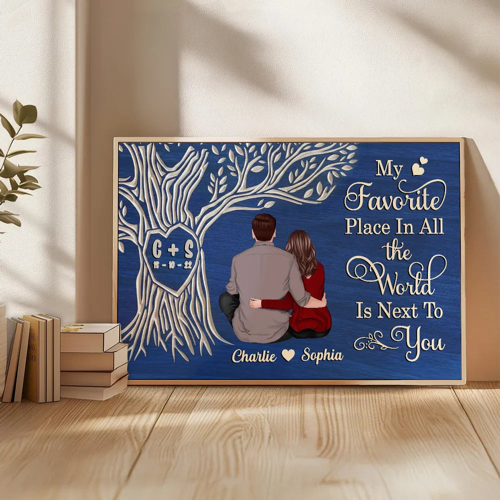 Personalized Couple Wall Art for Home Decor - Romantic Gift Poster or Canvas MagicInPrints