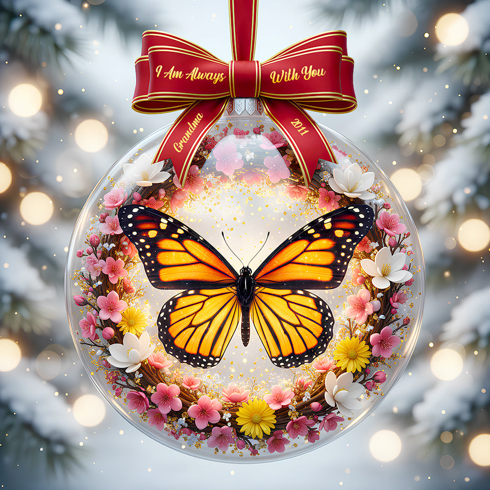 I Am Always With You – Personalized Memorial Christmas Ornament for Loved Ones Ornament MagicInPrints