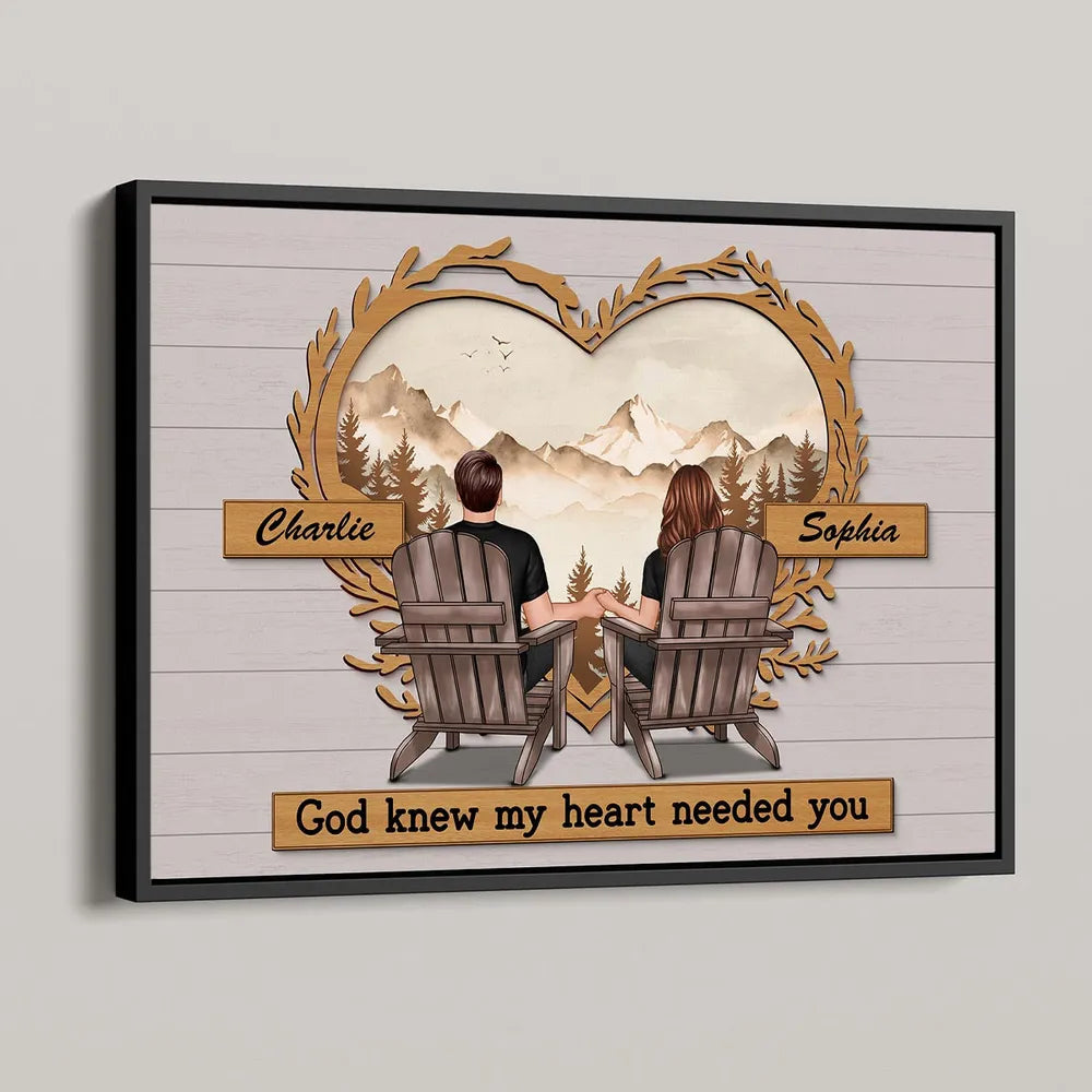 Personalized Couple Wall Art for Home Decor - Romantic Gift Other MagicInPrints