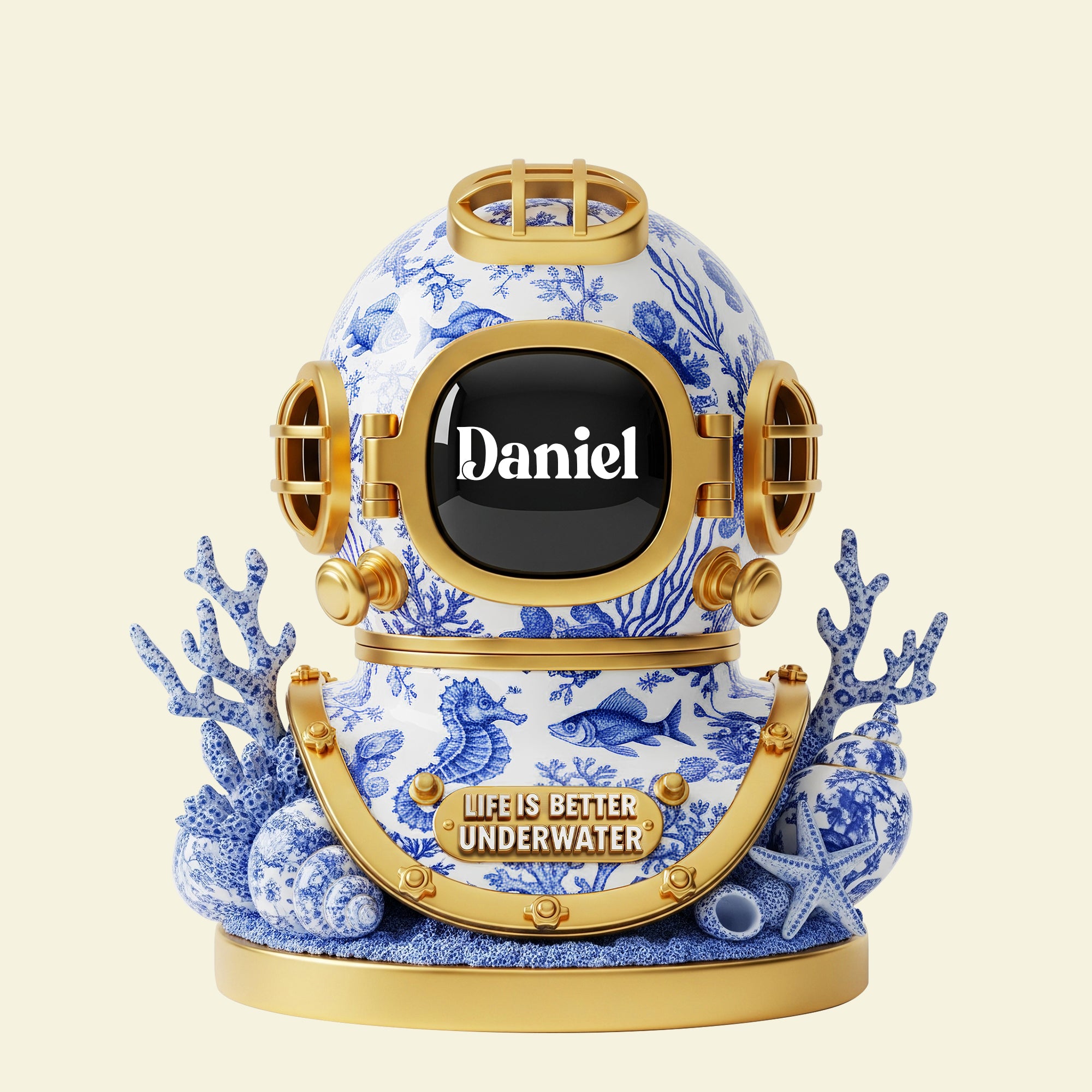 Dive Into Adventure - Personalized Acrylic Plaque for Scuba Divers Shaped Plaques MagicInPrints