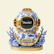 Load image into Gallery viewer, Dive Into Adventure - Personalized Acrylic Plaque for Scuba Divers Shaped Plaques MagicInPrints
