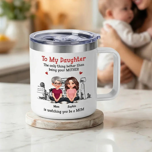 Personalized Mug for Daughter - Heartfelt Message from Mom - Sentimental Gift Cup MagicInPrints