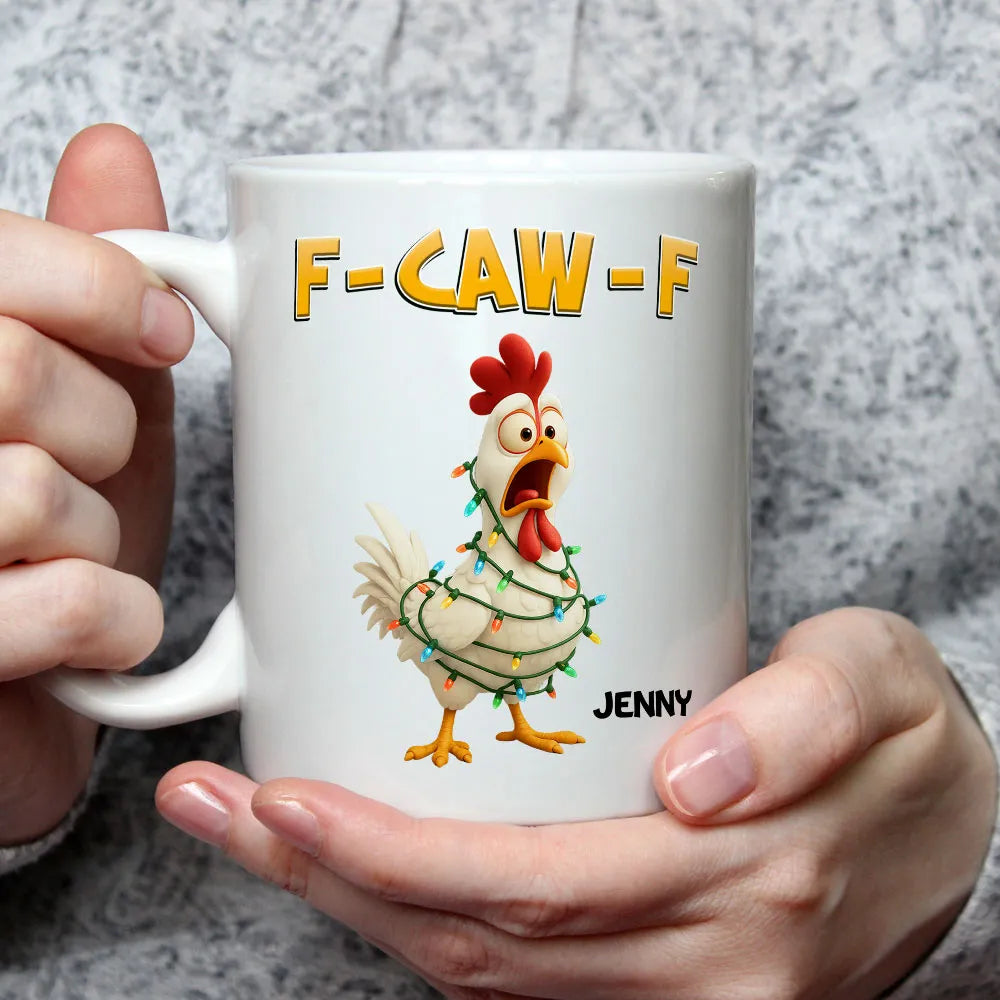 Personalized Funny Chicken Mug for Coffee Lovers - Holiday Gift Cup MagicInPrints