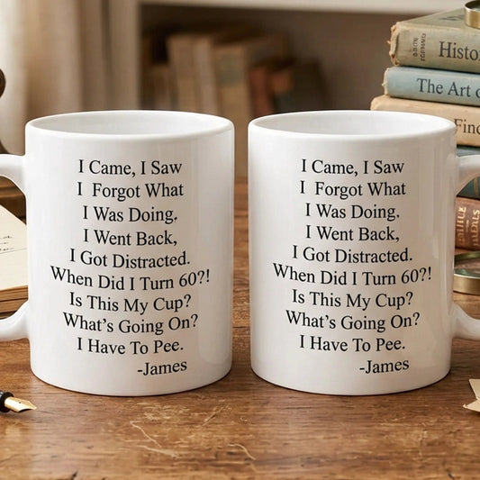 Personalized Funny Birthday Mug for Seniors - Humorous 60th Gift Cup MagicInPrints