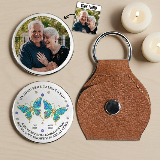 Custom Photo Memorial Keychain for Seniors - Sentimental Keepsake Keychain MagicInPrints