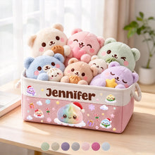 Load image into Gallery viewer, Personalized Cotton Rope Basket Christmas Toy Storage Gift for Kids
