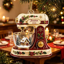 Load image into Gallery viewer, Personalized Baking Mixer Acrylic Ornament Unique Gift for Home Cooks
